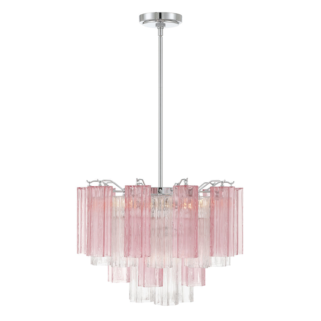 Crystorama Addis 6 Light Polished Chrome Chandelier