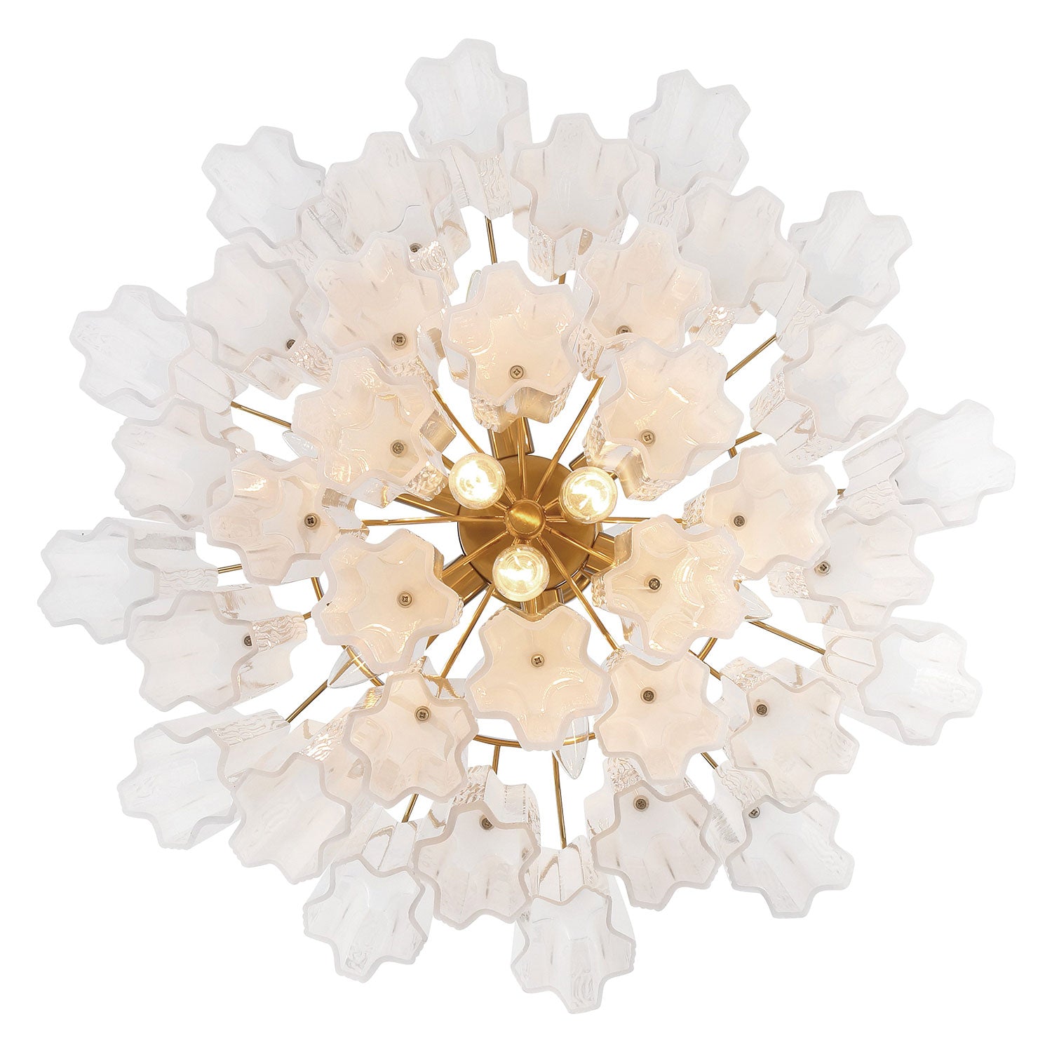 Crystorama Addis 9-Light Chandelier Aged Brass