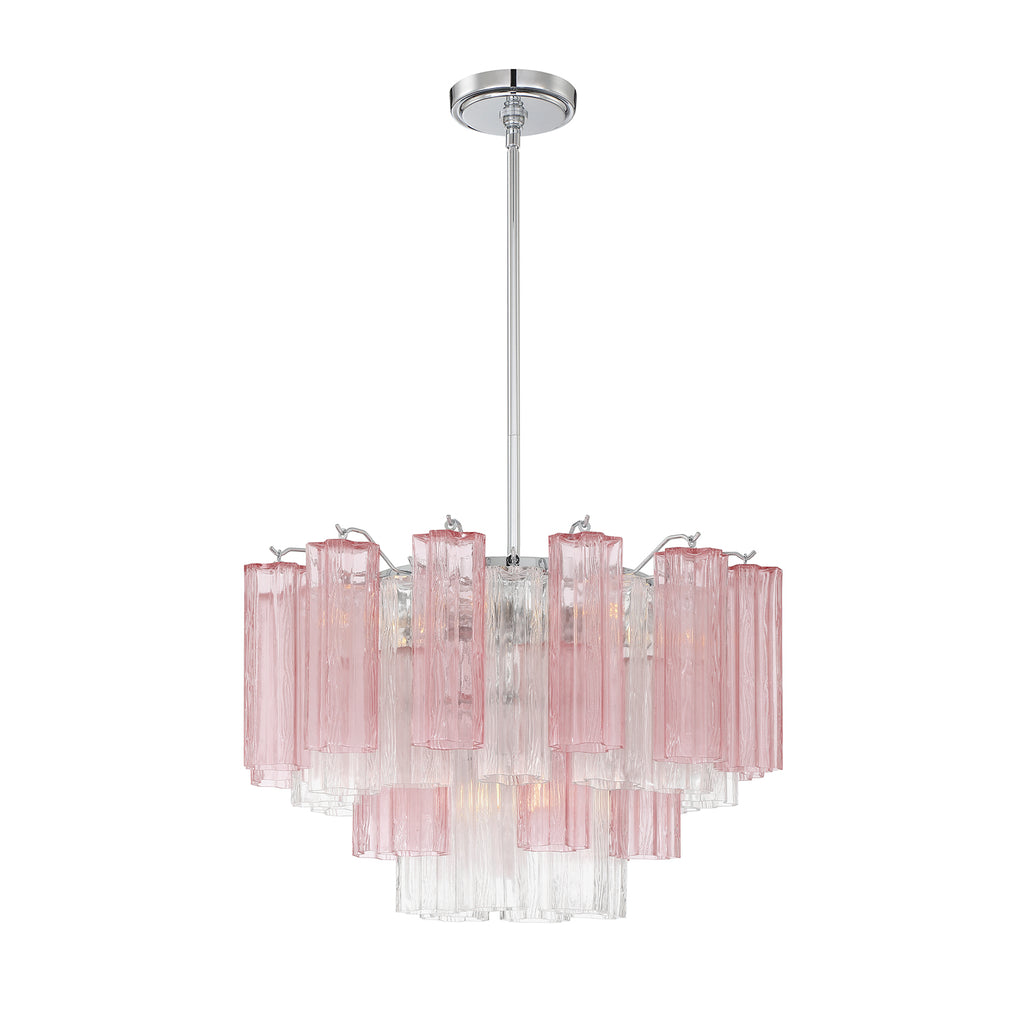 Crystorama Addis 9 Light Polished Chrome Chandelier