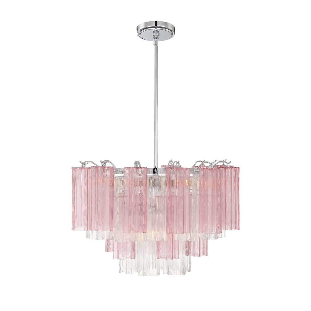 Crystorama Addis 9 Light Polished Chrome Chandelier