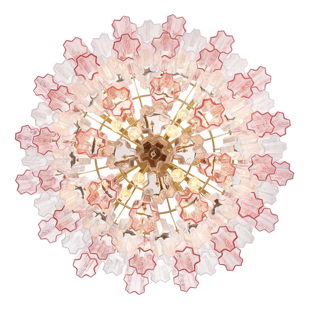 Crystorama Addis 16 Light Aged Brass Chandelier