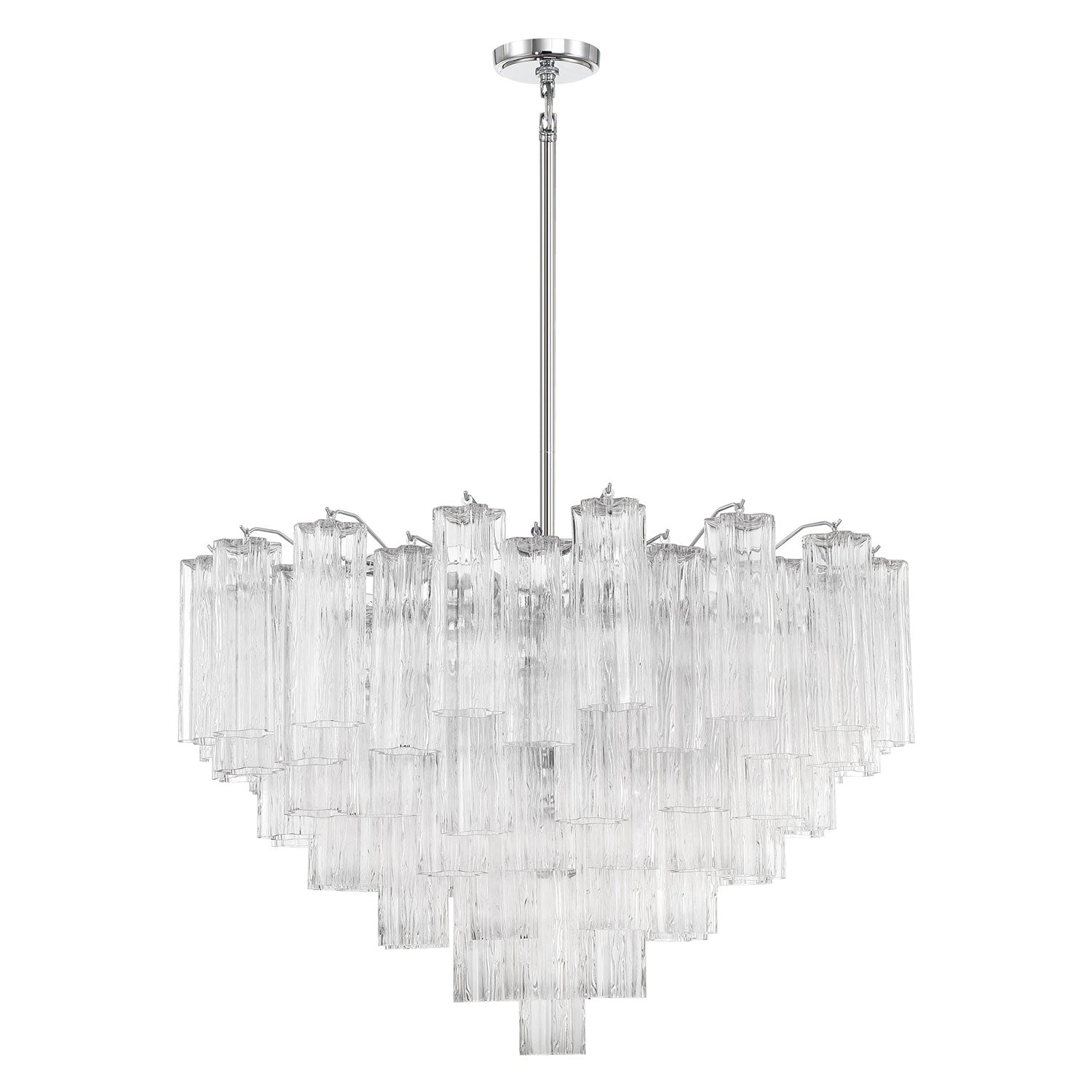 Crystorama Addis 16-Light Chandelier Polished Chrome