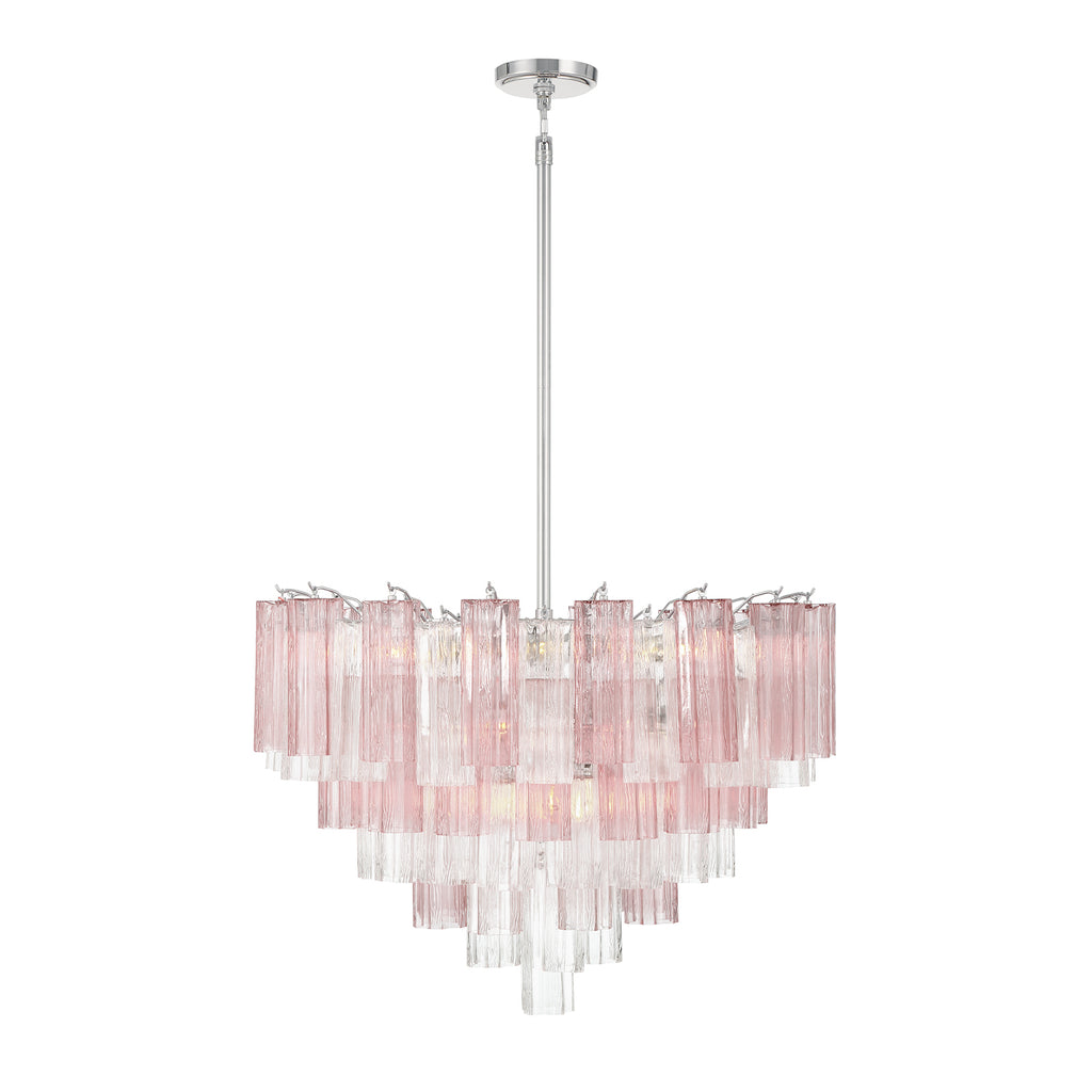 Crystorama Addis 16 Light Polished Chrome Chandelier