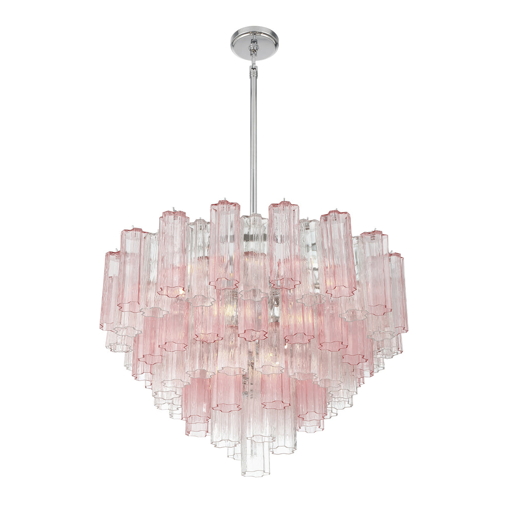 Crystorama Addis 16 Light Polished Chrome Chandelier