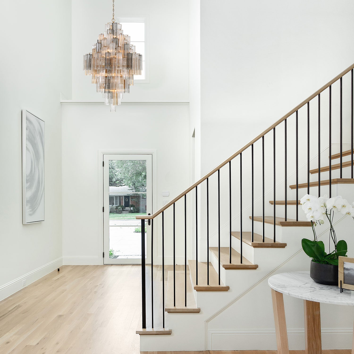 Crystorama Addis Chandelier Gold