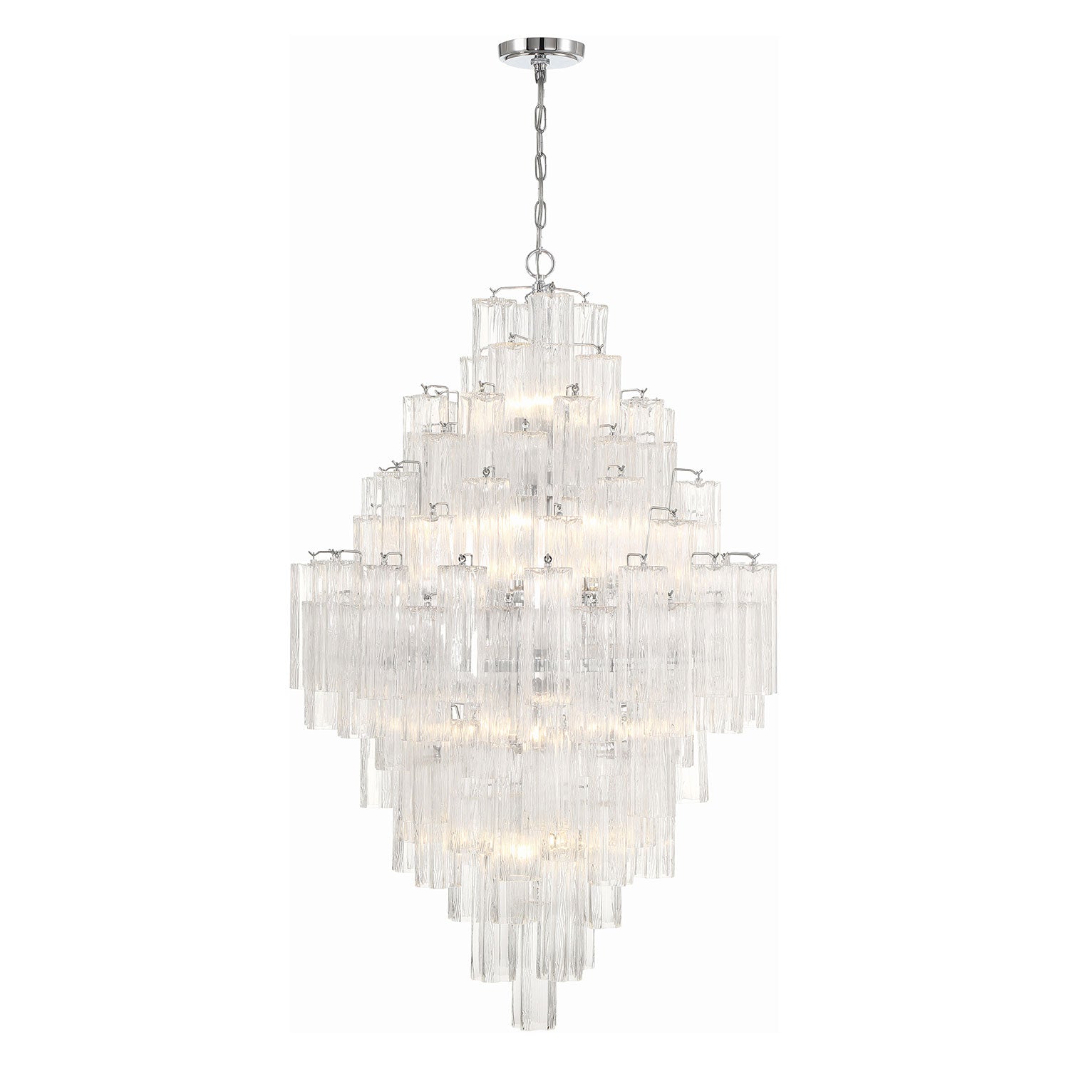 Crystorama Addis Chandelier Polished Chrome