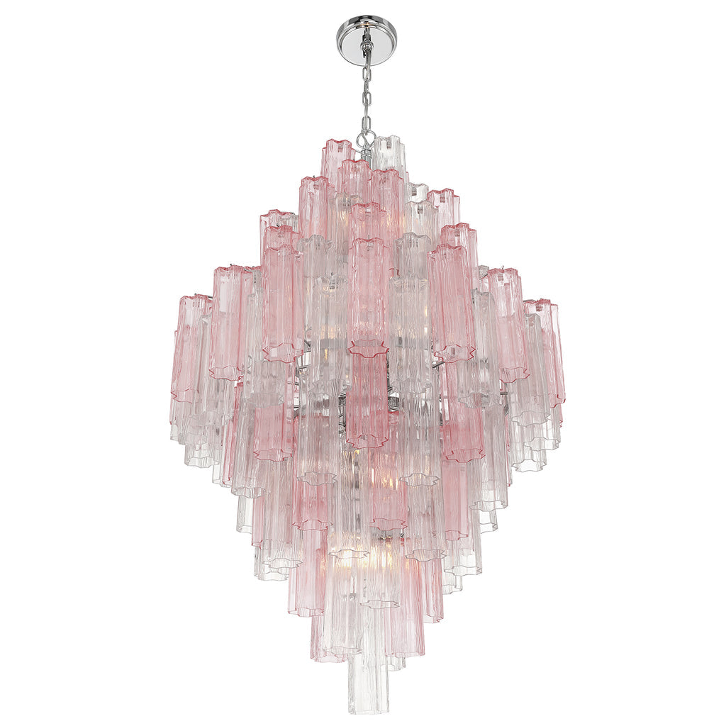 Crystorama Addis 20 Light Polished Chrome Chandelier