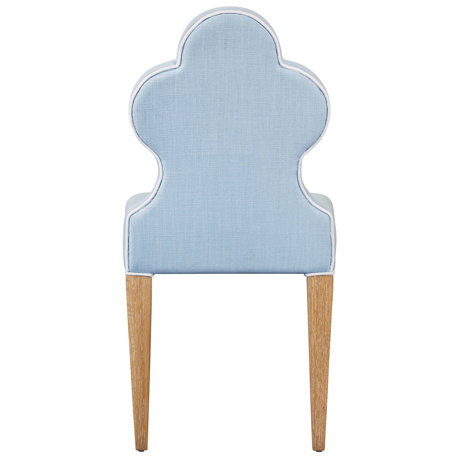 Worlds Away Adelaide Light Blue Dining Chair