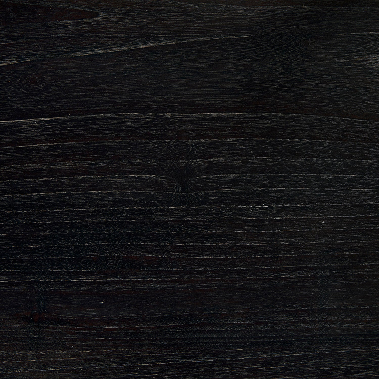 Noir Rebecca side table in Cinder Black mindi wood, shown to scale