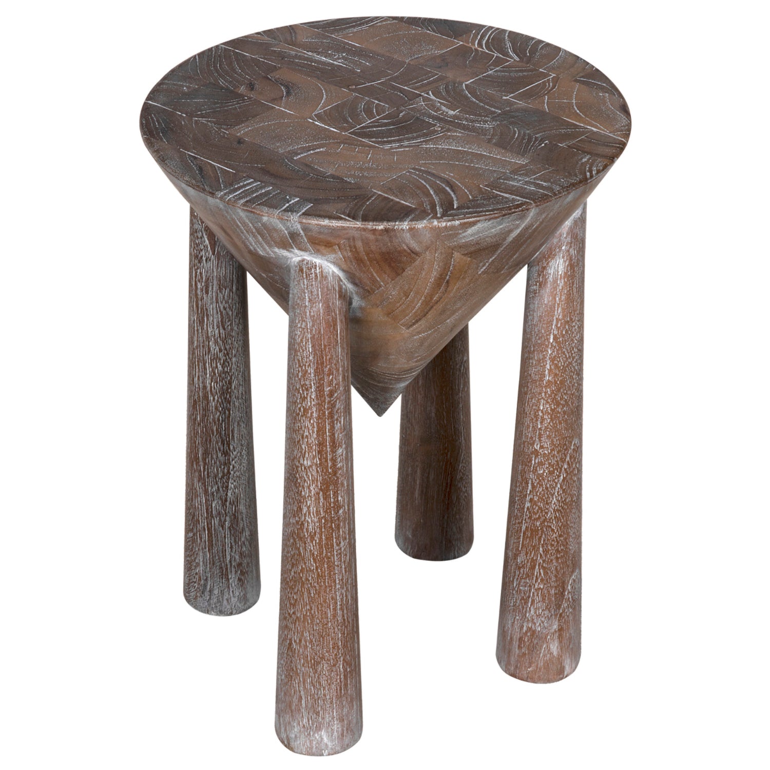 Noir Kongo Teak Side Table