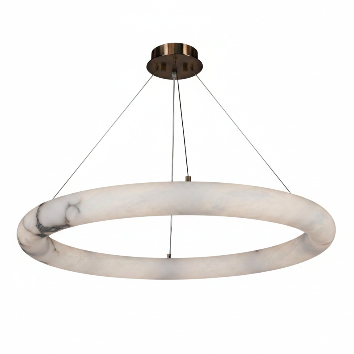 John Richard Alabaster Halo Large Pendant