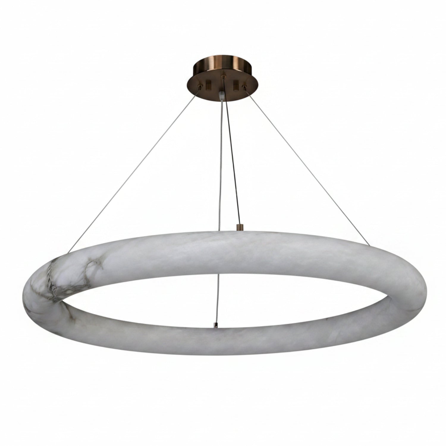 John Richard Alabaster Halo Large Pendant