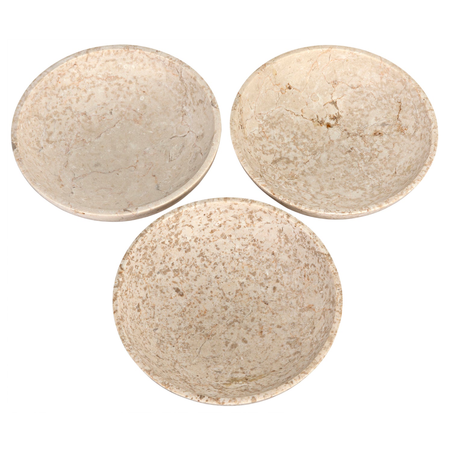 Noir Marble Bowl Set of 3