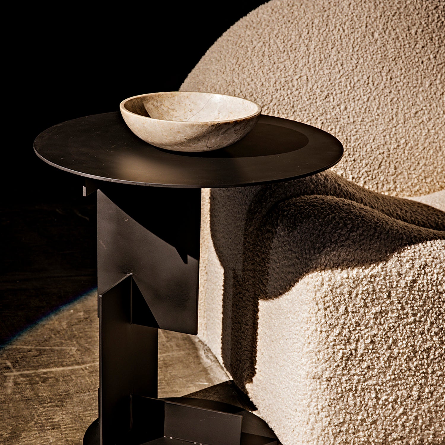 Noir Marble Bowl Set of 3