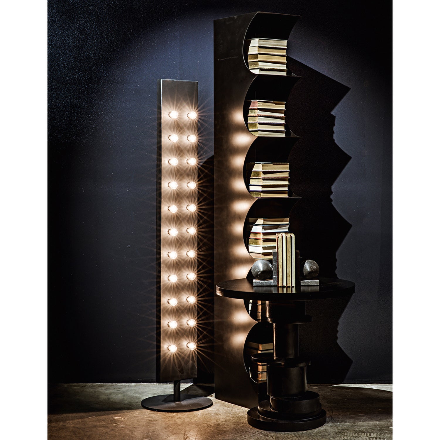 Noir Marble Bookend Set