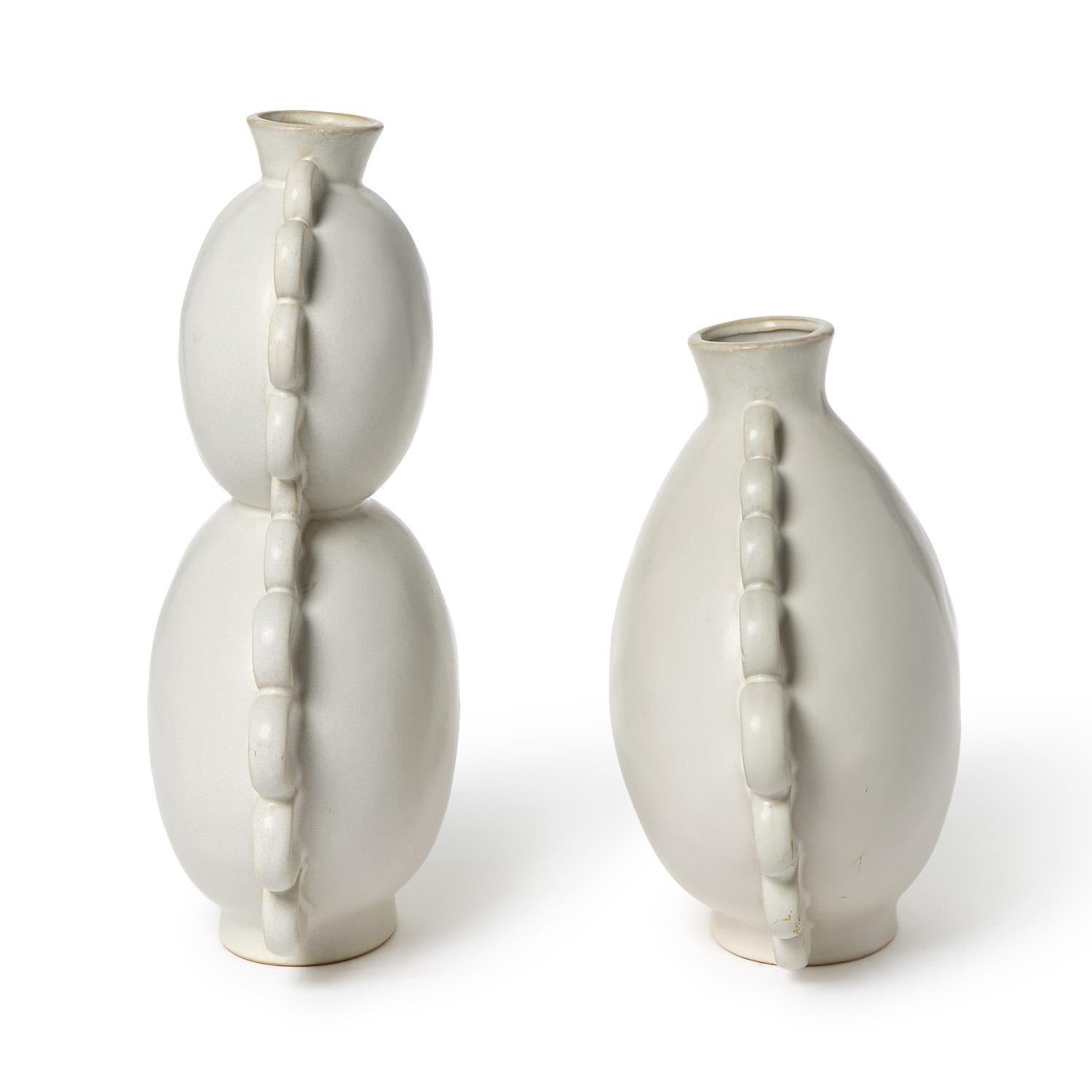 Double and Single Circle Vase Set of 2