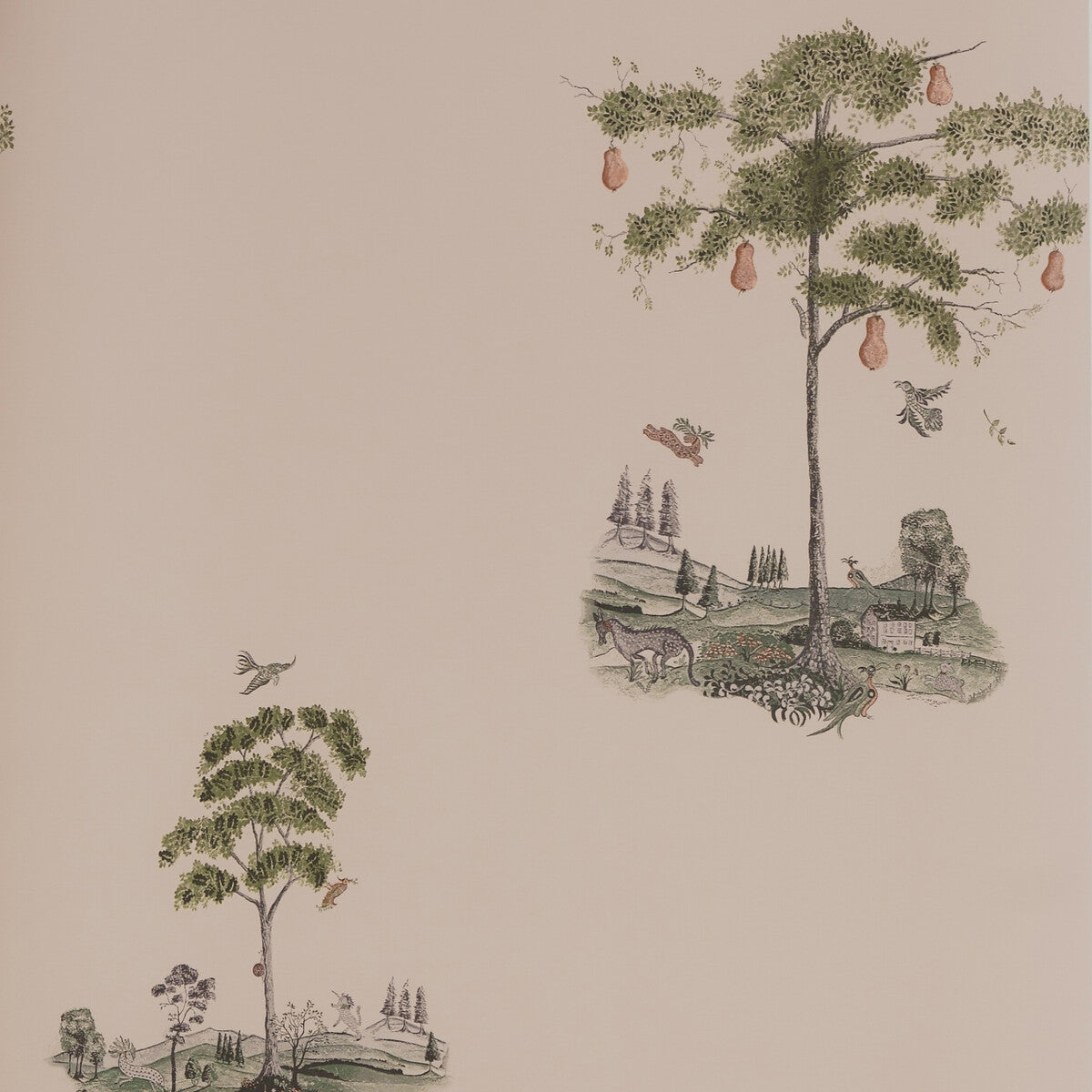 Andrew Martin x Kravet Couture Pear Tree Plaster Wallpaper