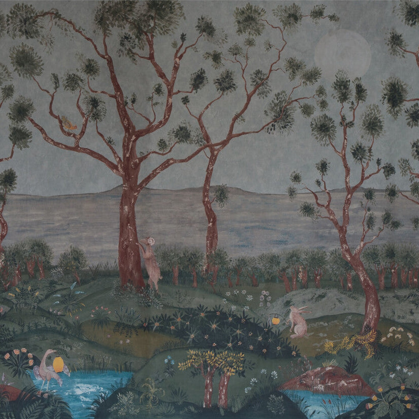 Andrew Martin x Kravet Couture Lantern Parade Midsummer Wallpaper