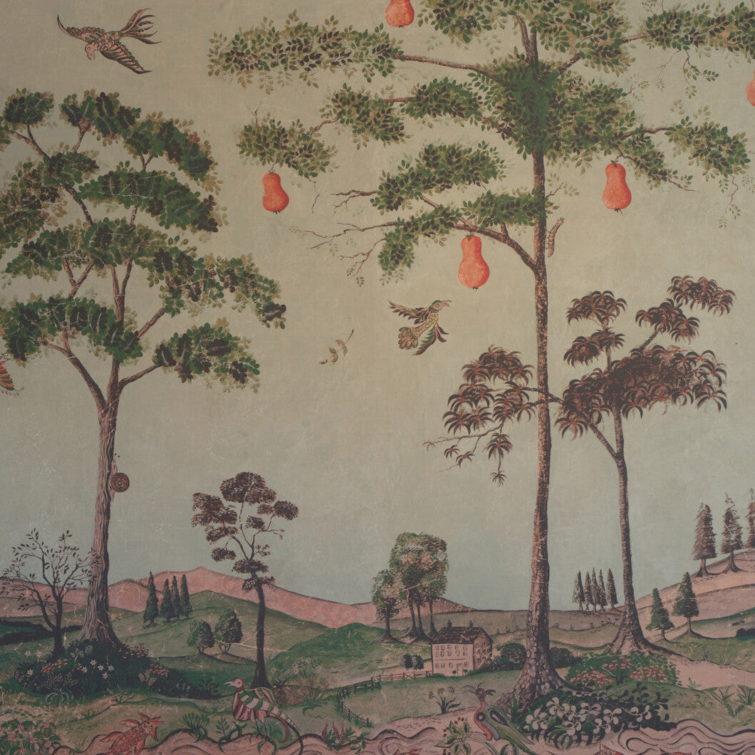 Andrew Martin x Kravet Couture Mythical Land Summerstorm Wallpaper