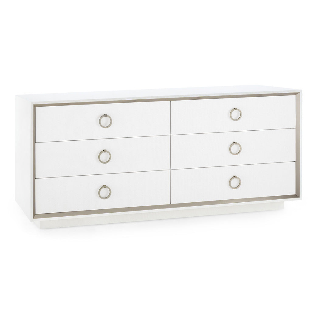 Villa and House Ansel Extra Large 6 Drawer Dresser