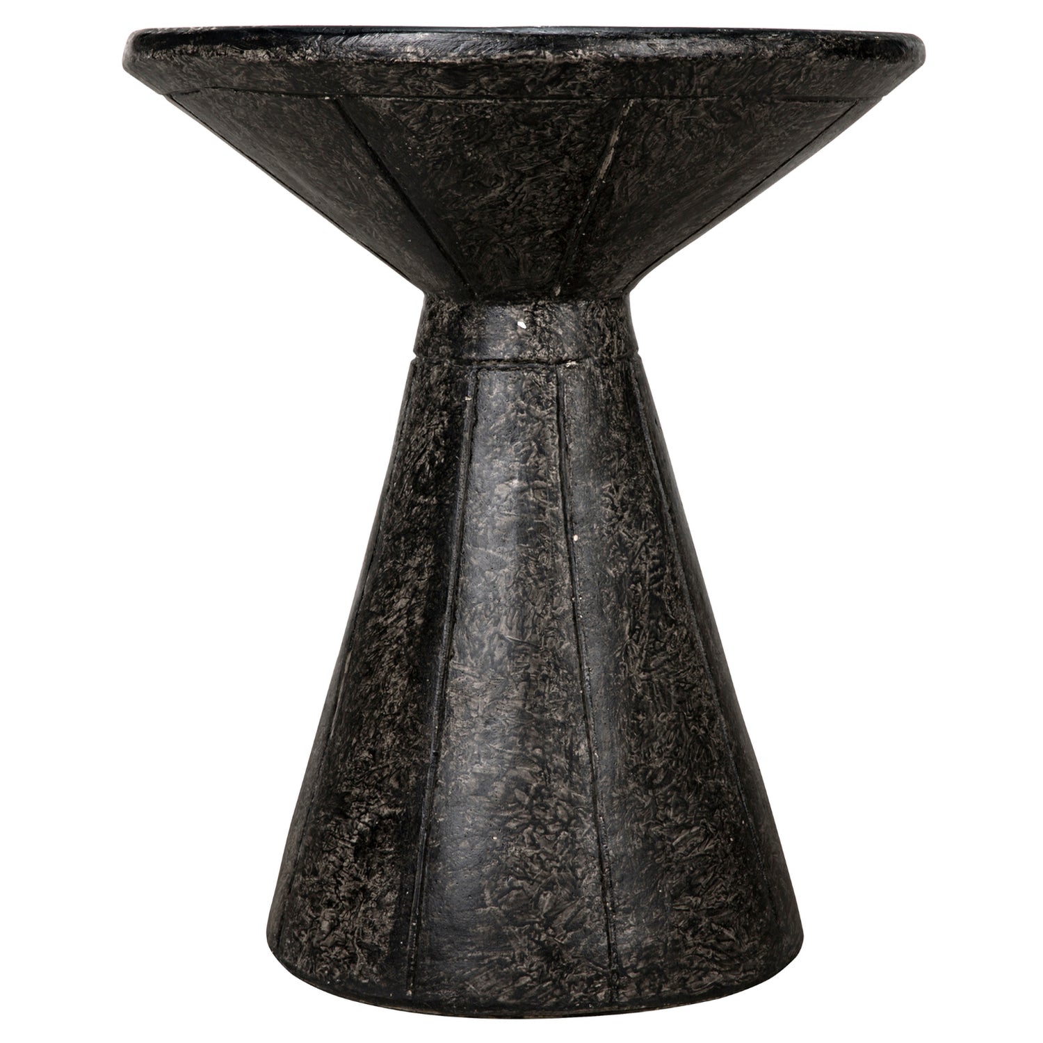 Noir Pedestal Side Table