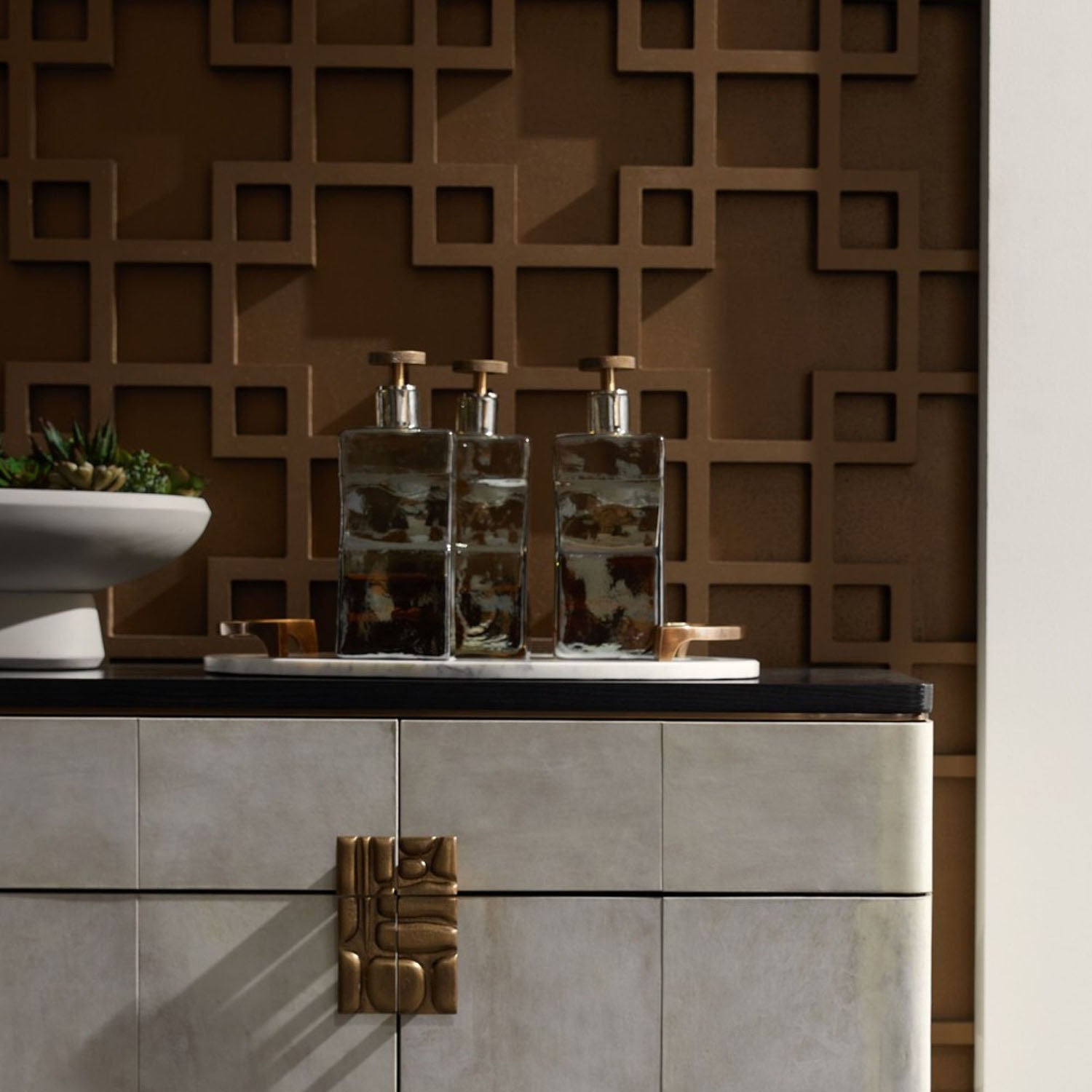 Arteriors Zerdomo Decanter Set of 3