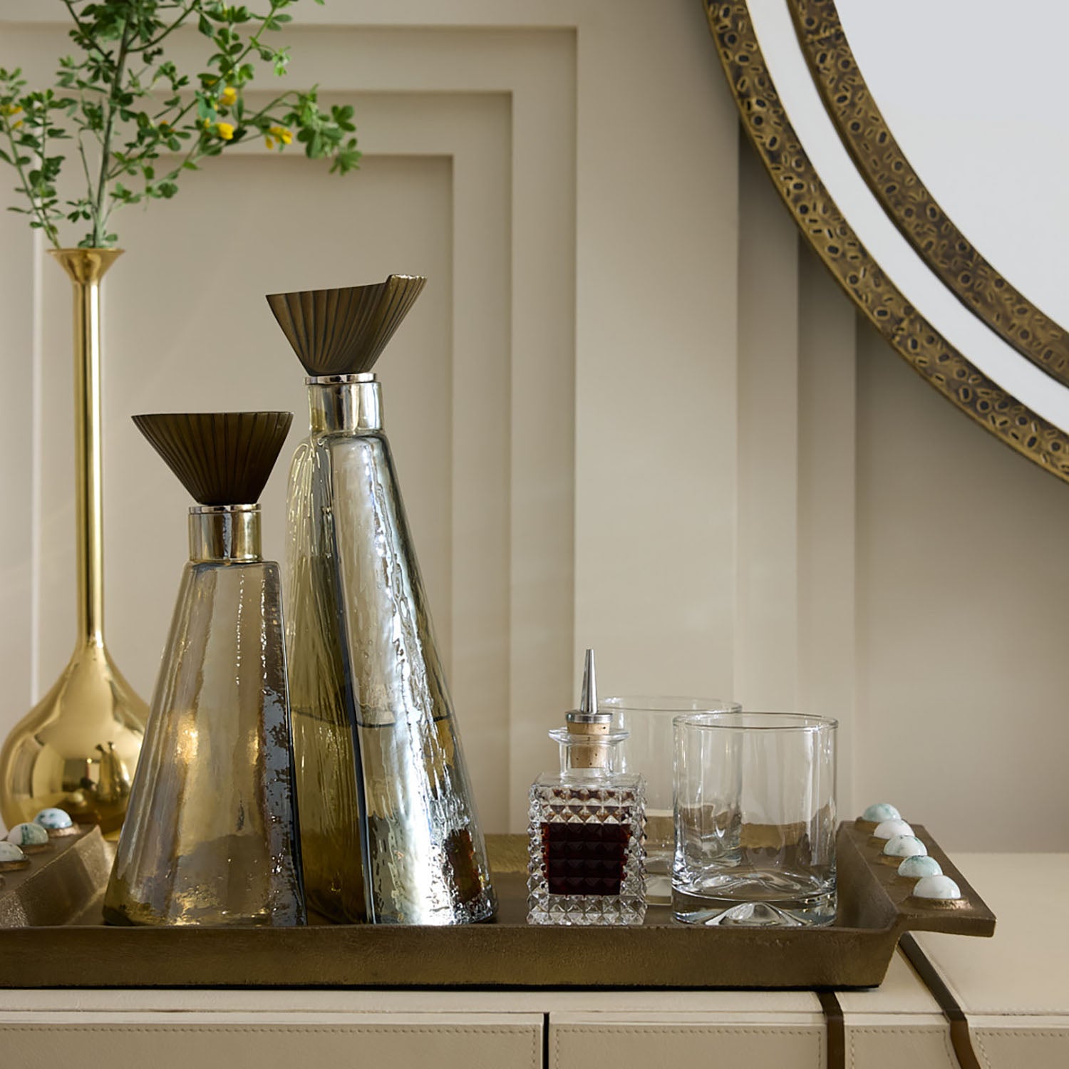 Arteriors Mariah Decanter Set of 2