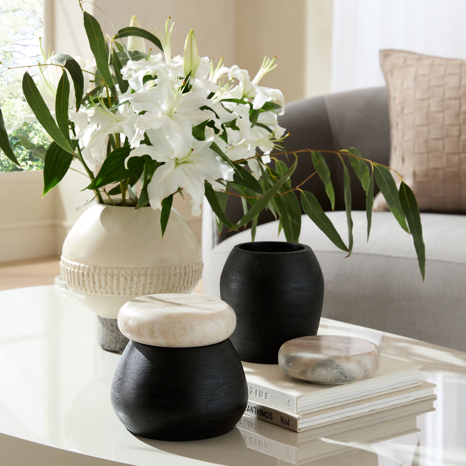 Arteriors Noelle Container Set of 2