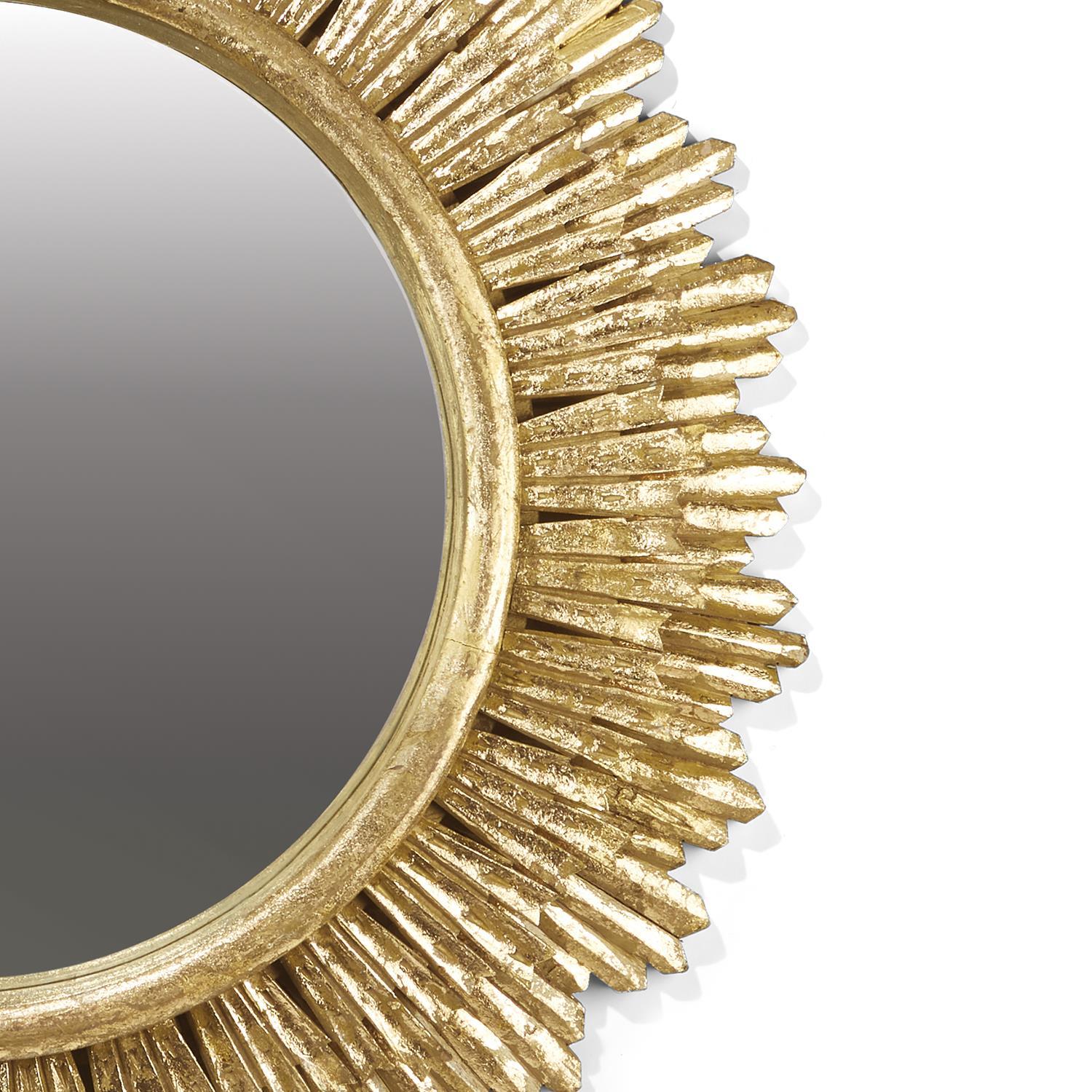 Grand Soleil Gold Leaf Mirror