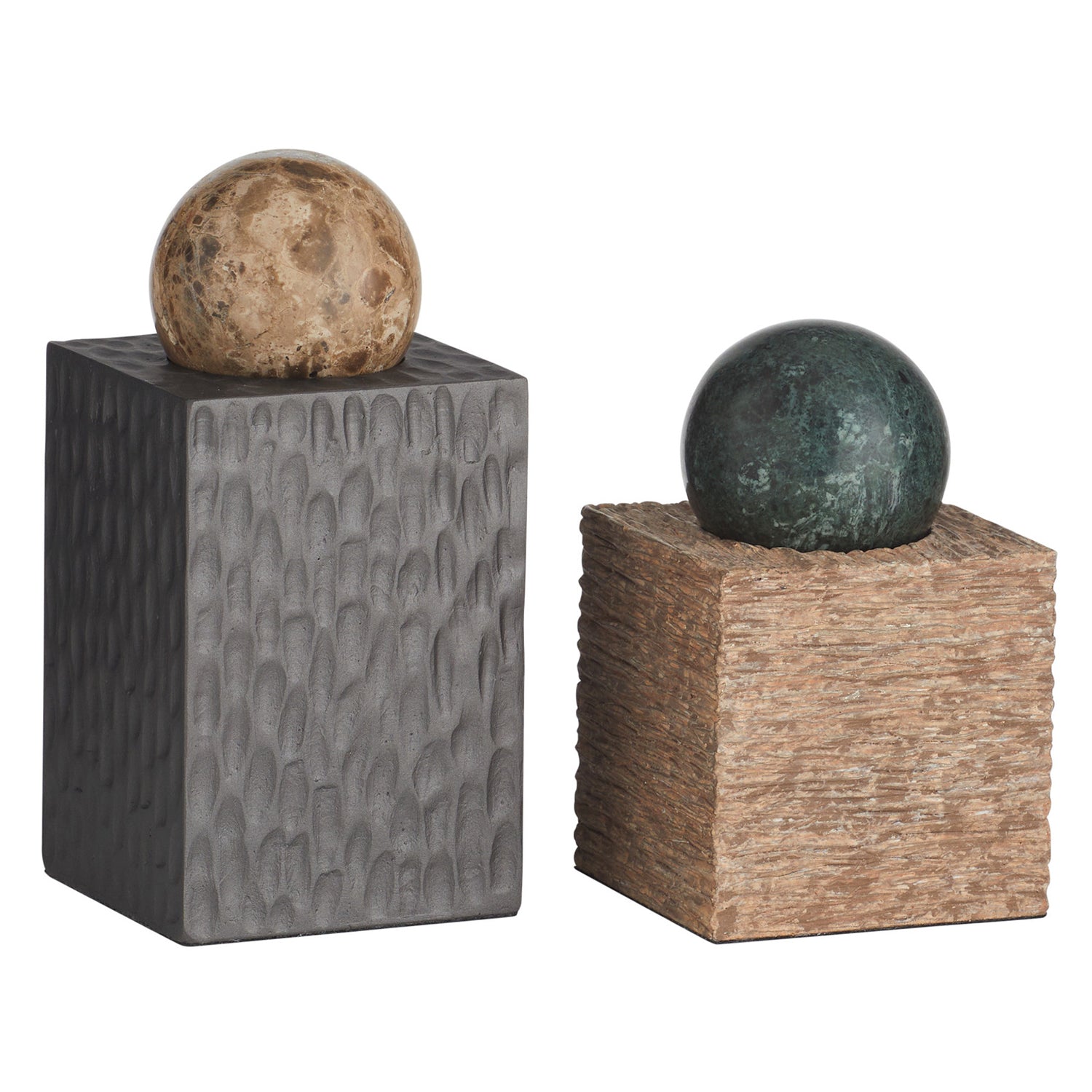 Arteriors Greenville Sculpture Set of 2