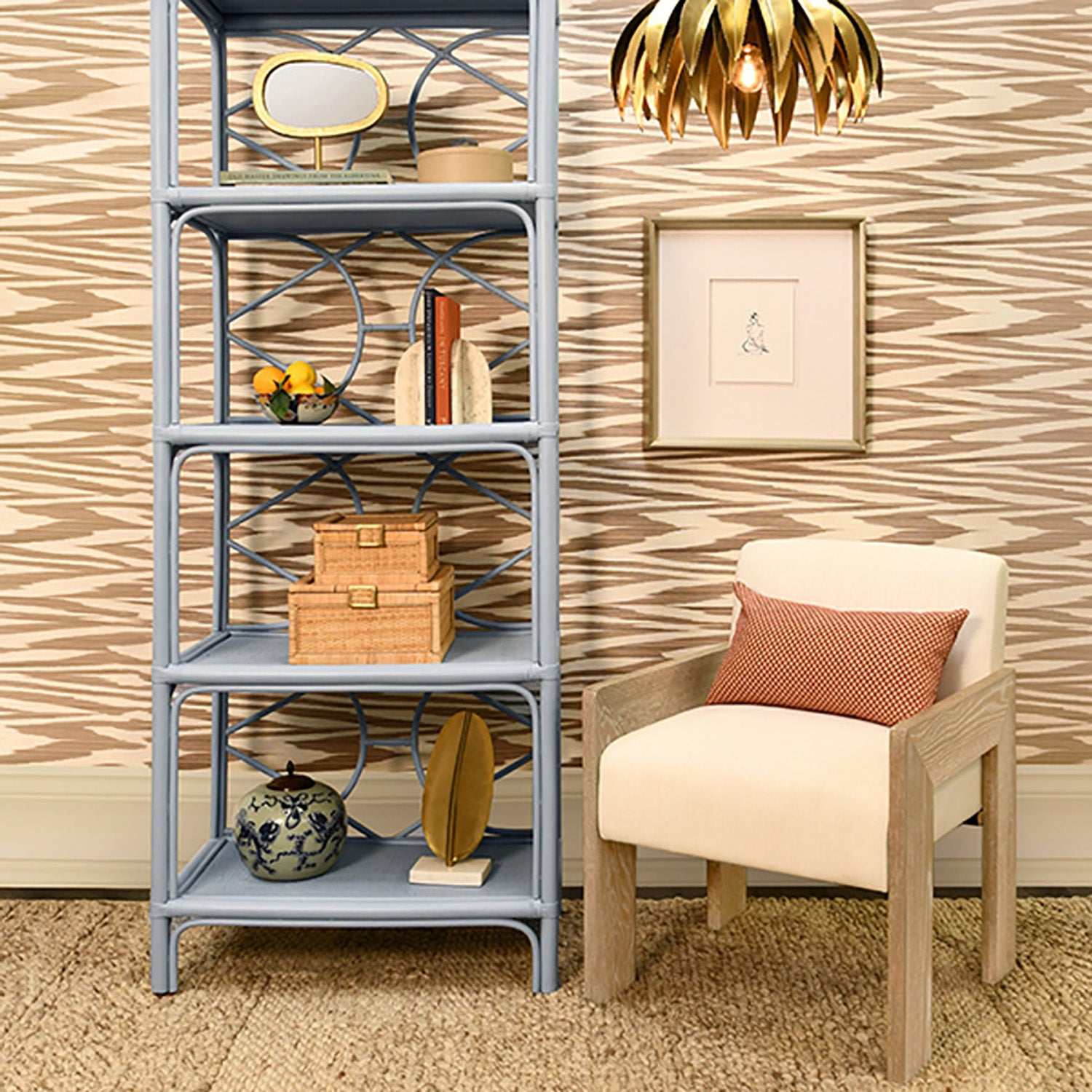 Worlds Away Moe Tabletop Mirror