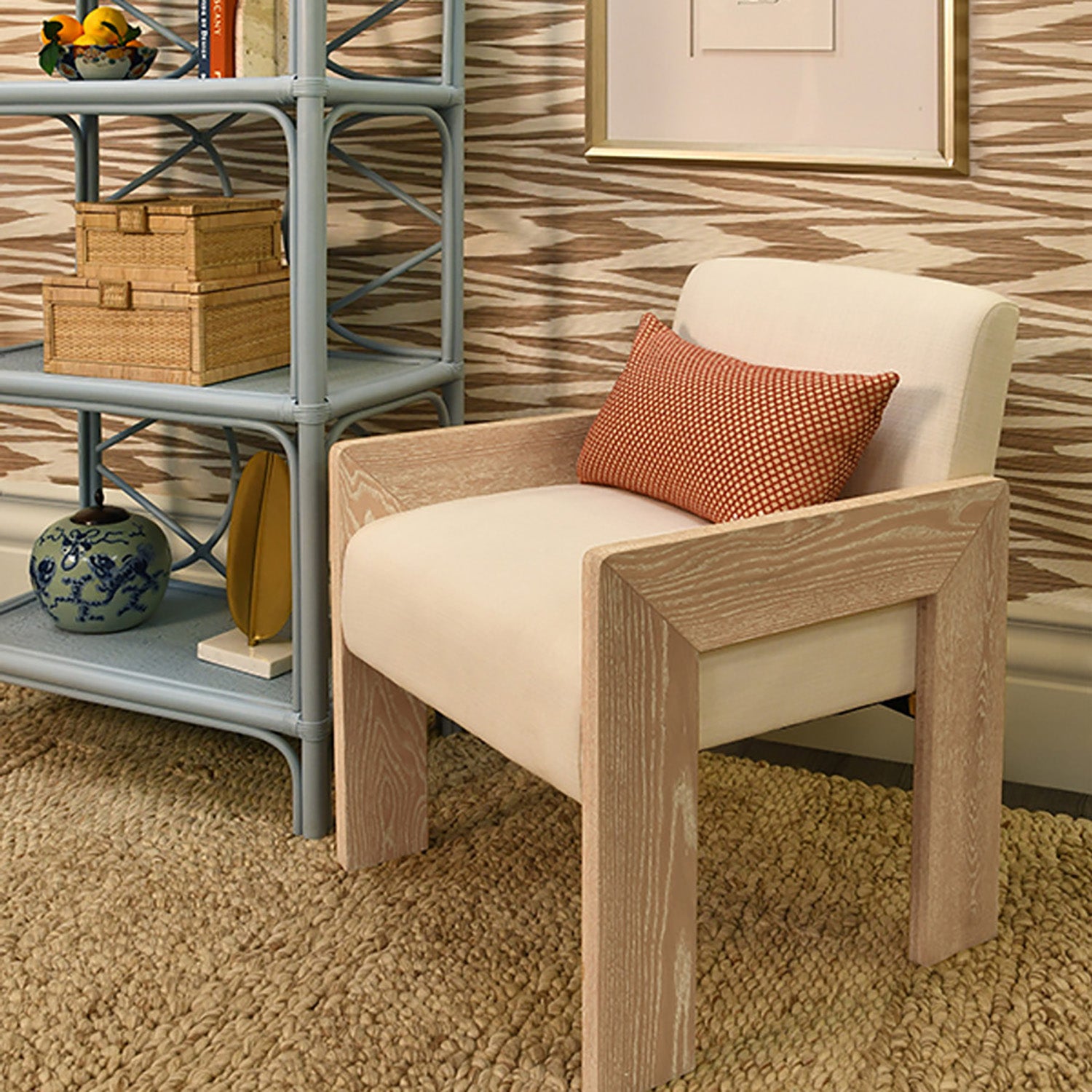 Worlds Away Astor Accent Chair