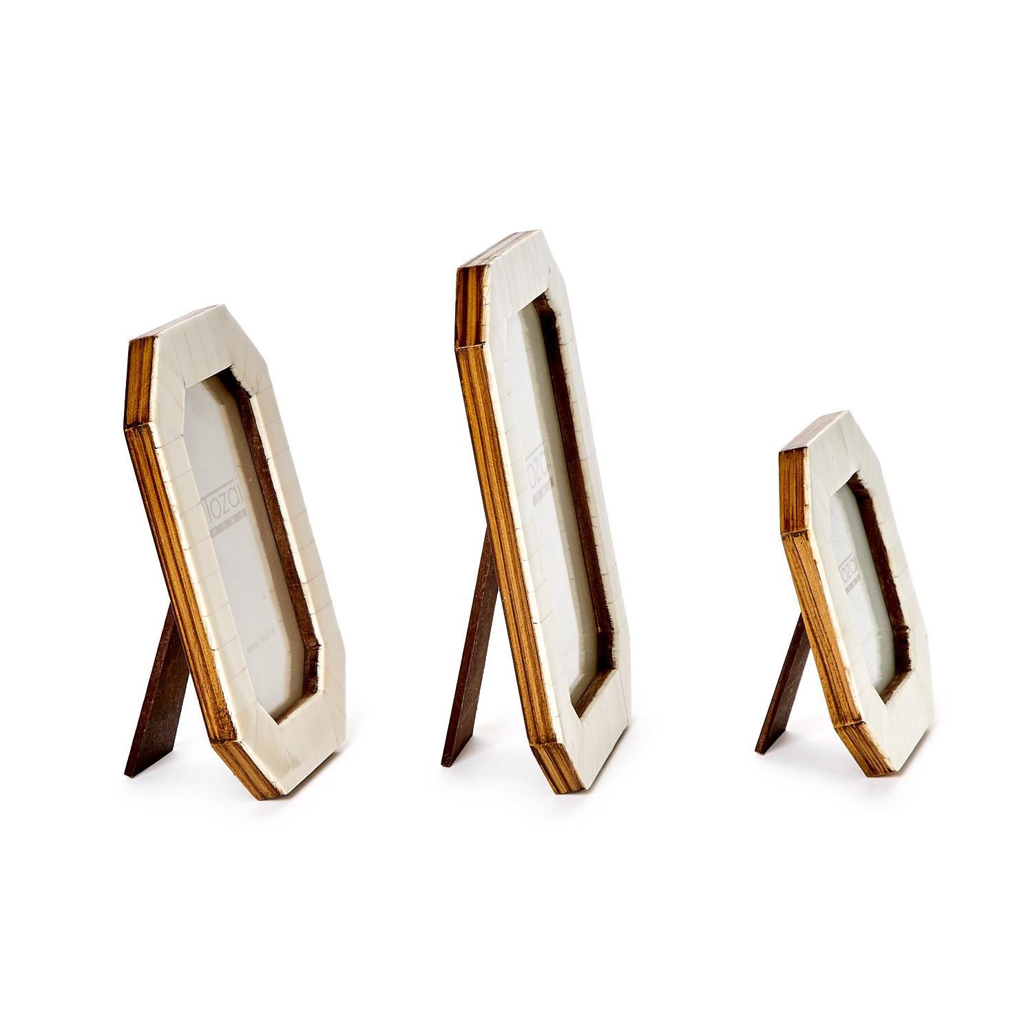 Mosaic Octagon Photo Frame Set of 3