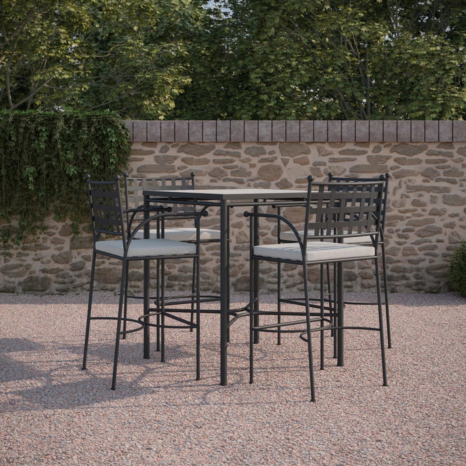 Azzuro Living Athen Bar Stool Set of 2
