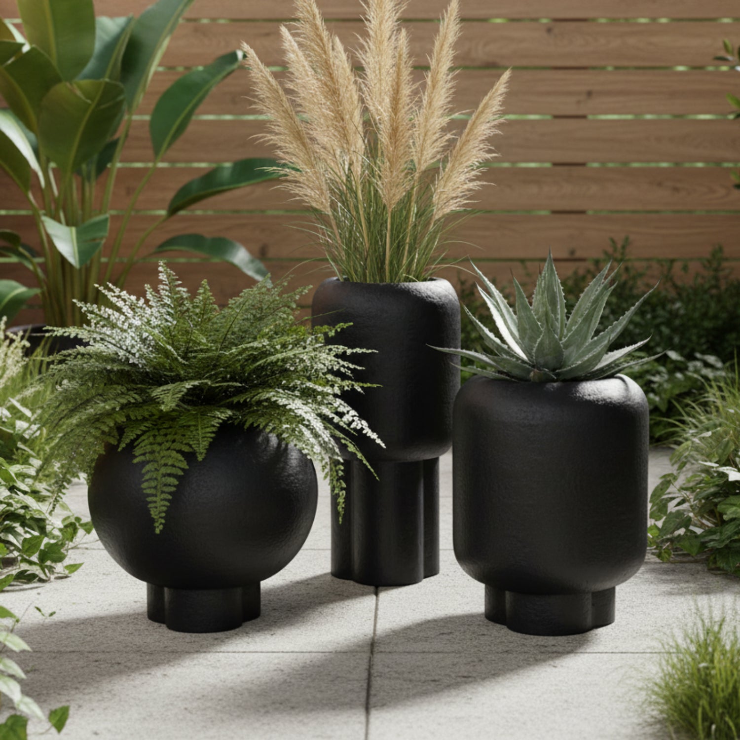 Arteriors Lorenzo Large Concrete Outdoor Planter