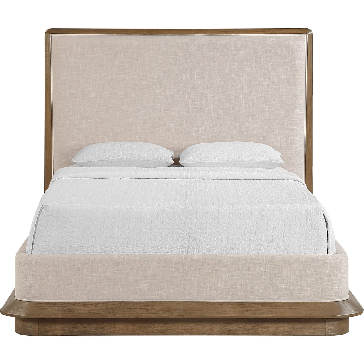 Adagio Brown Fabric Upholstered Bed