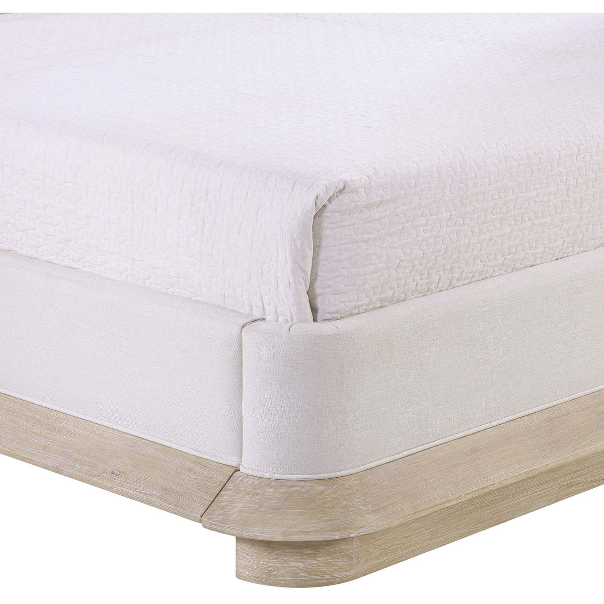 Adagio Natural Fabric Upholstered Bed