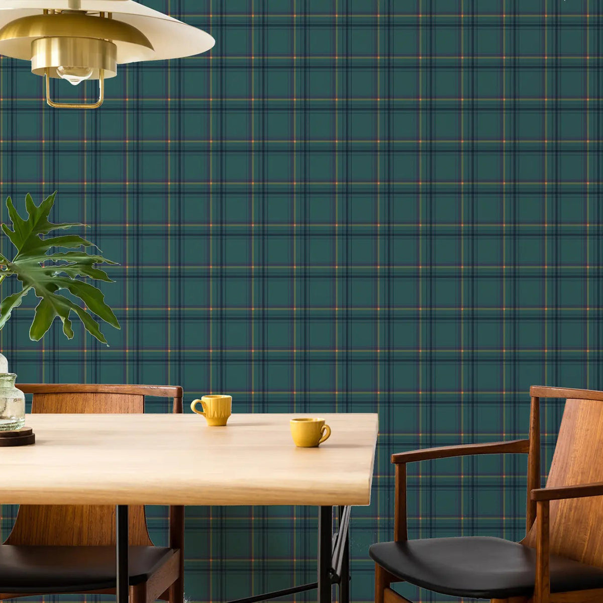 Mitchell Black Ashcroft Tartan Wallpaper