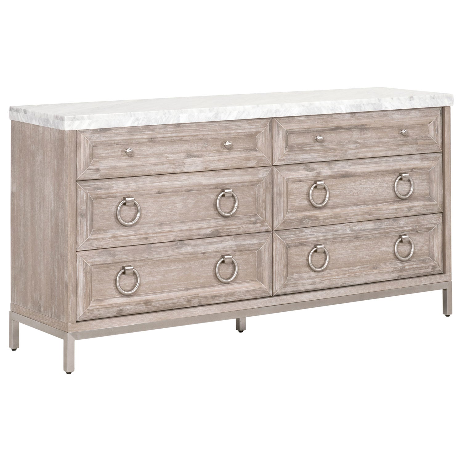 Azure Carrera 6-Drawer Double Dresser