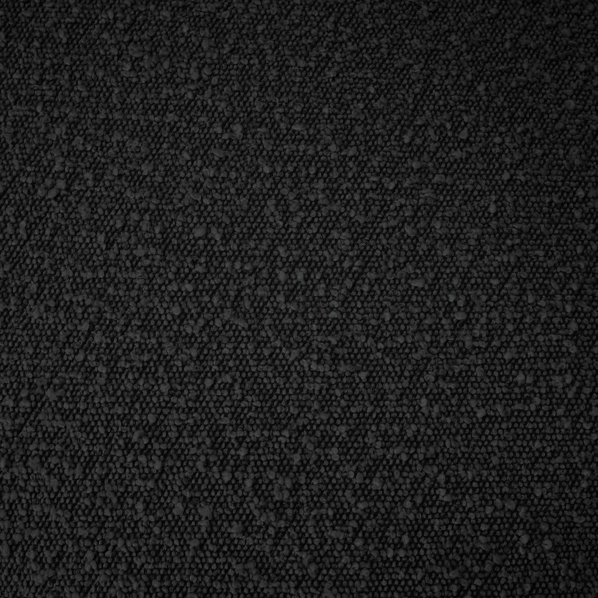 Penny Black Boucle Fabric Upholstered Bed