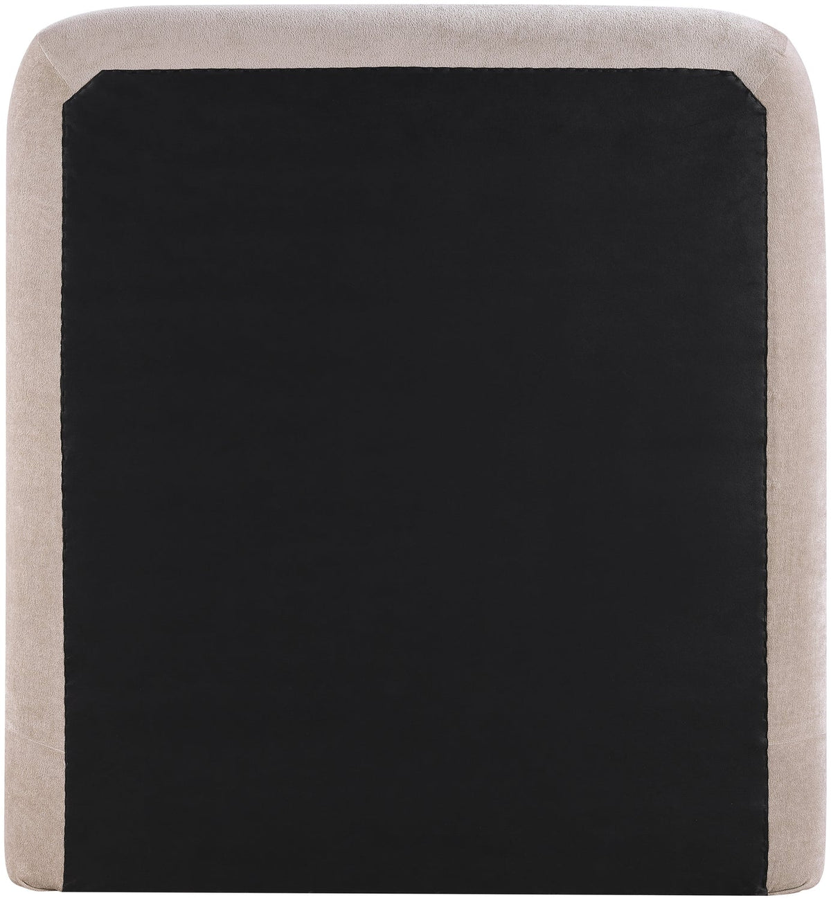 Fira Taupe Chenille Fabric Upholstered Bed