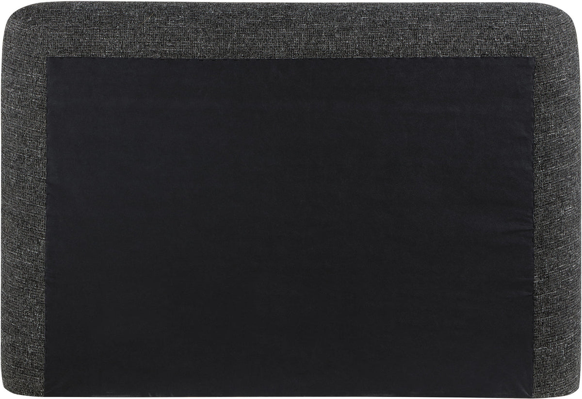 Blair Black Fabric Upholstered Bed