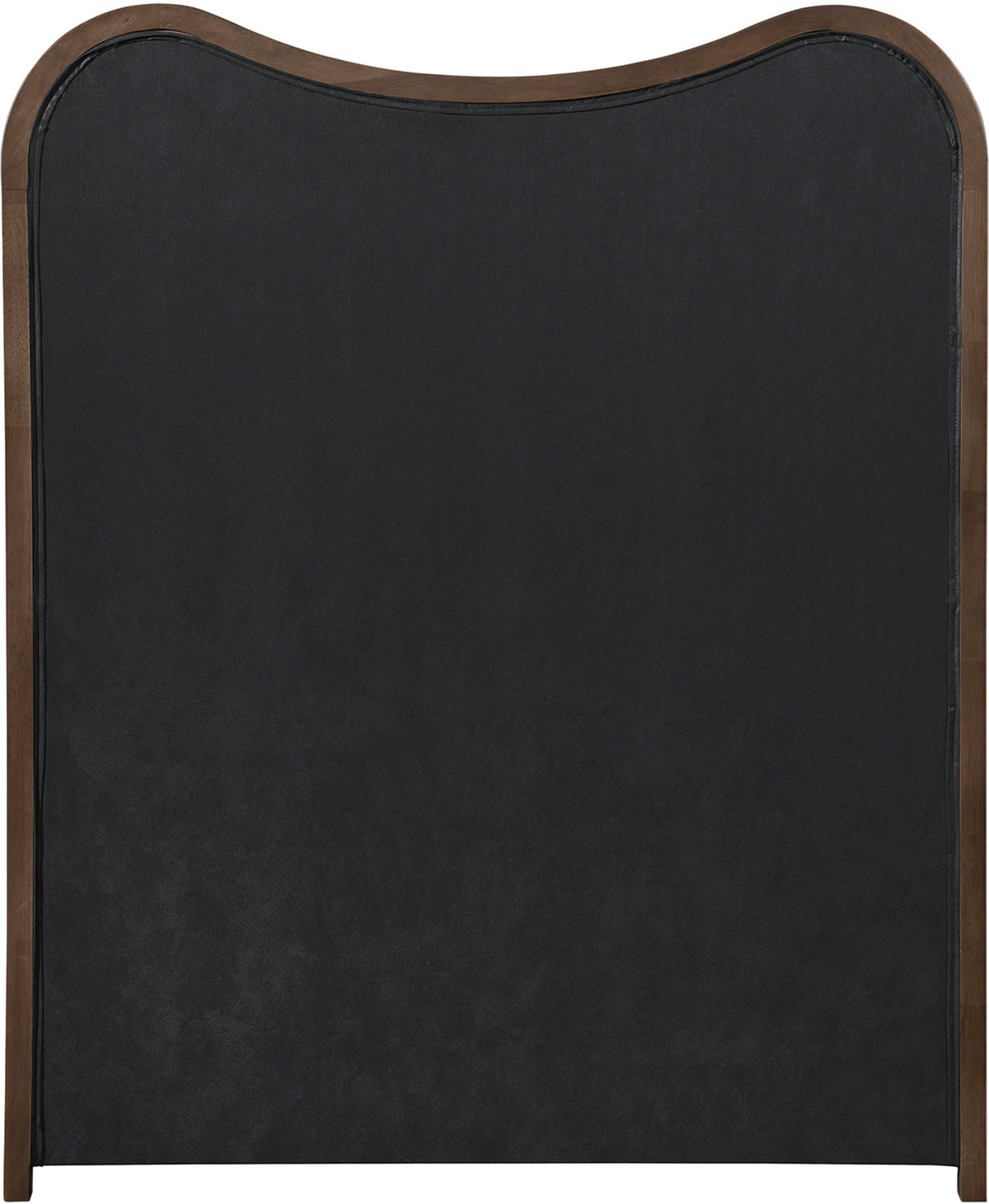 Arvada Brown Linen Textured Fabric Upholstered Bed