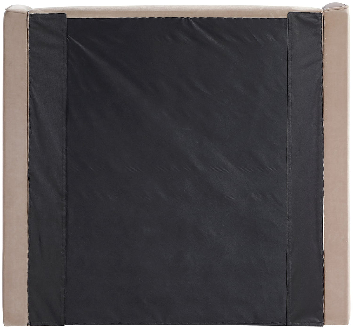 Kendall Taupe Velvet Upholstered Bed