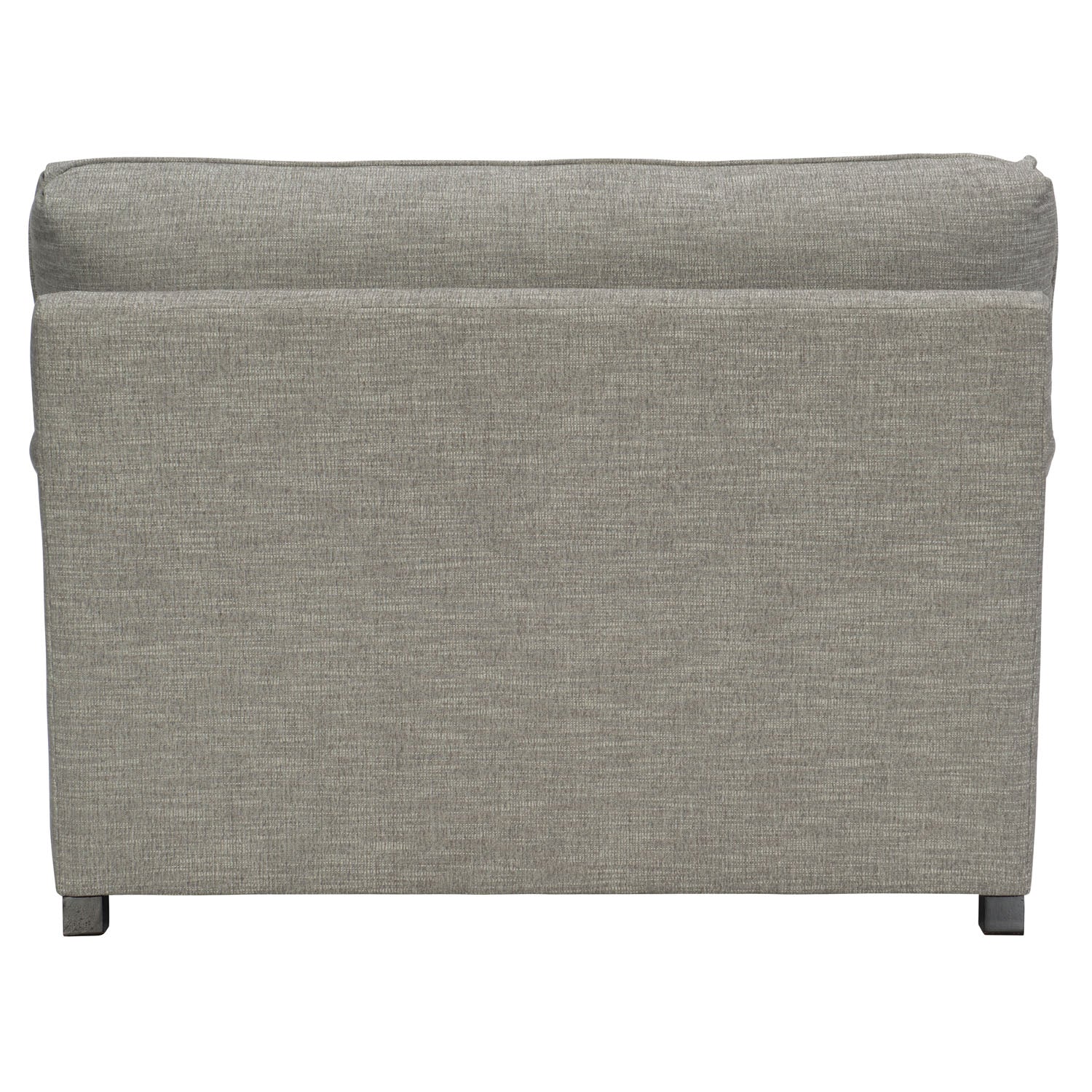 Bernhardt Tarleton Chair and a Half in Mocha fabric, overhead detail view