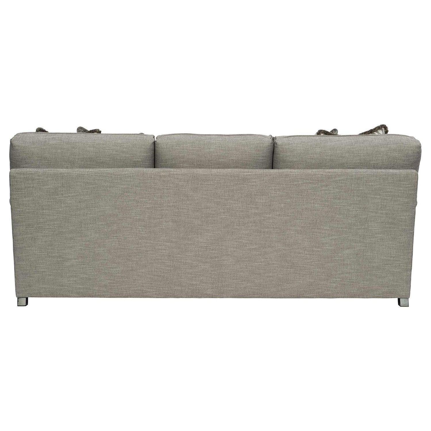 Bernhardt Tarleton Sofa in Mocha fabric, styled in a living room