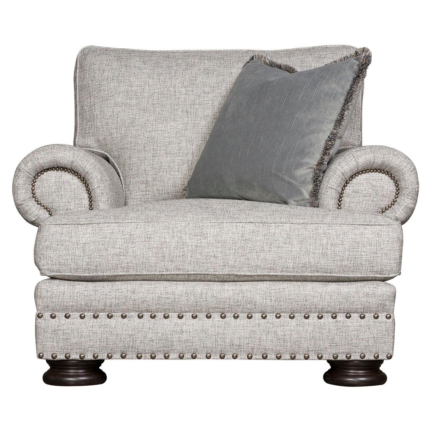 Bernhardt Living Gray Foster Chair