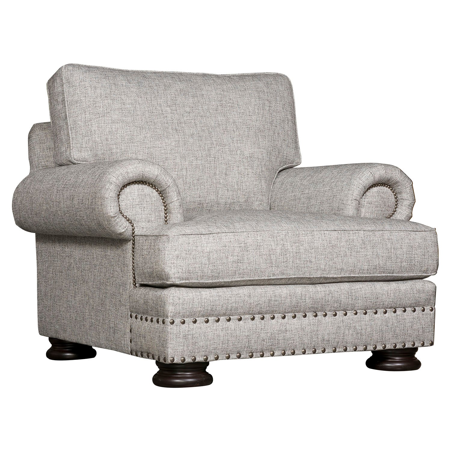 Bernhardt Living Gray Foster Chair