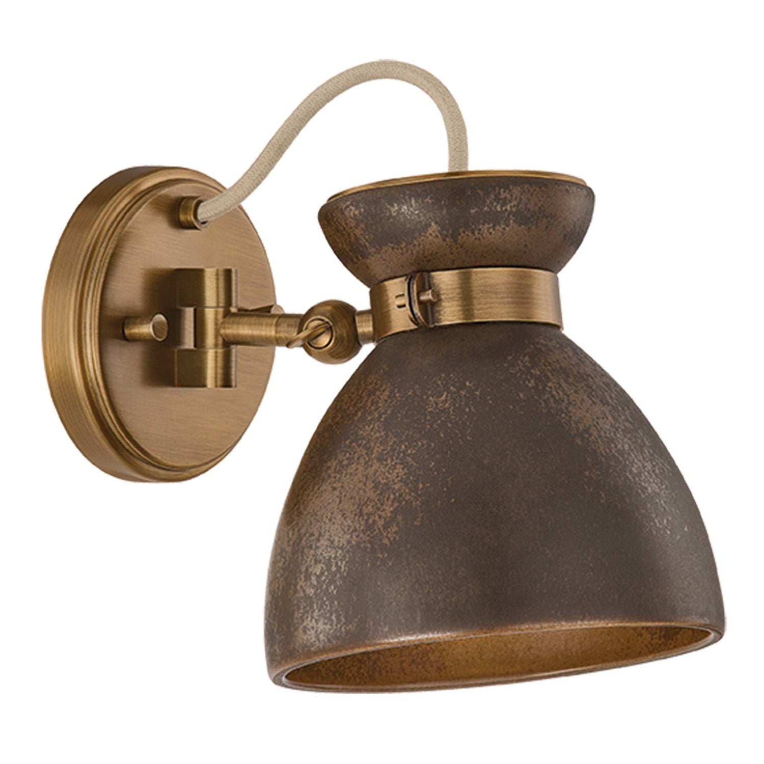 Troy Lighting Allston Patina Brass Wall Sconce