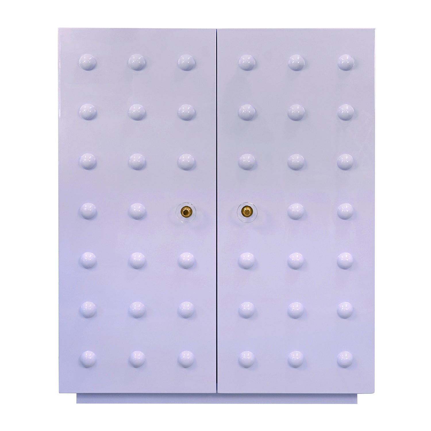 Worlds Away Beau Lavender Two Door Cabinet